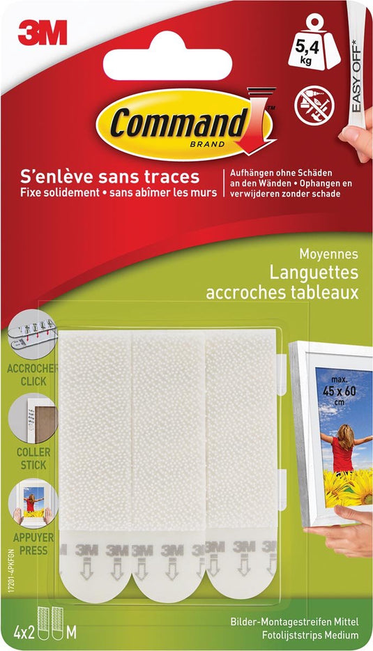 Merkloos sans marque 3m command vastklikstrips - medium