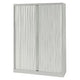 Roldeurkast bisley eurotambours plus 120x43x163,7cm grijs