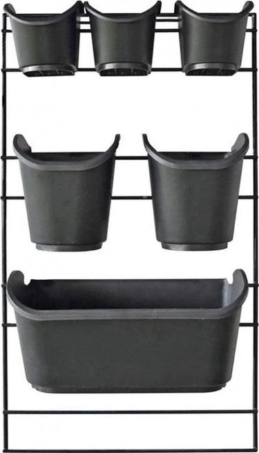 Nature - verticaal tuinieren met metalen frame - h84 x 48cm - complete set
