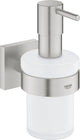 Grohe start cube zeepdispenser met houder - supersteel (rvs look)