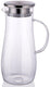 Alpina karaf met deksel 1.4 liter glas roestvrij staal transparant zilver
