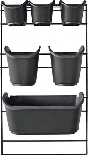 Nature - verticaal tuinieren met metalen frame - h84 x 48cm - complete set