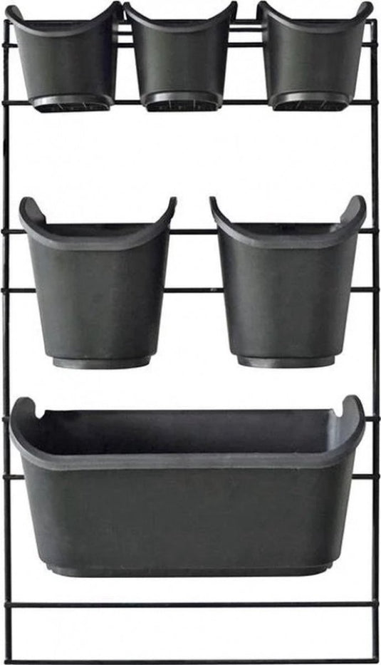 Nature - verticaal tuinieren met metalen frame - h84 x 48cm - complete set