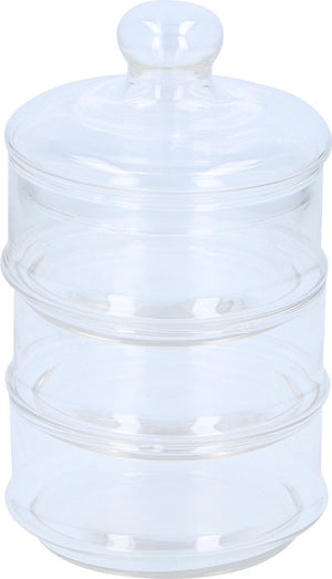 Alpina voorraadpot - glas - 3-laags - ø 12 cm