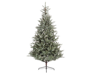 Everlands allison pine luxe kunstkerstboom blauw spar 150cm hoog groen met realistische naalden diameter 97cm