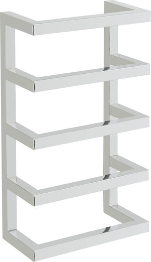Wenko wand handdoekrek fondiro rvs glanzend 24x42cm - handdoekhouder - handdoekenrek - handdoekstang