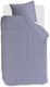 Beddinghouse veya dekbedovertrek - eenpersoons - 140 x 200 220 cm - blauw
