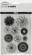 Creativ company silicone stempels bloemen, 1 vel