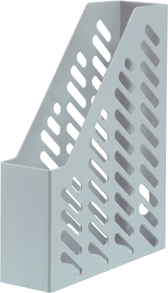 Han tijdschriftencassette - klassik - afmetingen 76x248x320mm - lichtgrijs - formaat a4 c4 - ha-1601-11