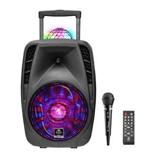 Afbeelding laden in galerijviewer, Idance boombox met licht en wielen en micro
