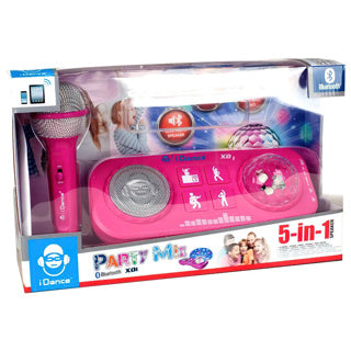 Load image into Gallery viewer, Idance party mix set roze met licht, geluid en mic
