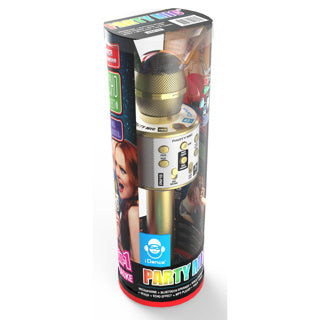 Load image into Gallery viewer, Idance bluetooth party microfoon goud | 2 stuks
