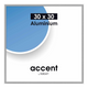 Nielsen design nielsen fotolijst 54123 accent glanzend zilver 30x30 cm