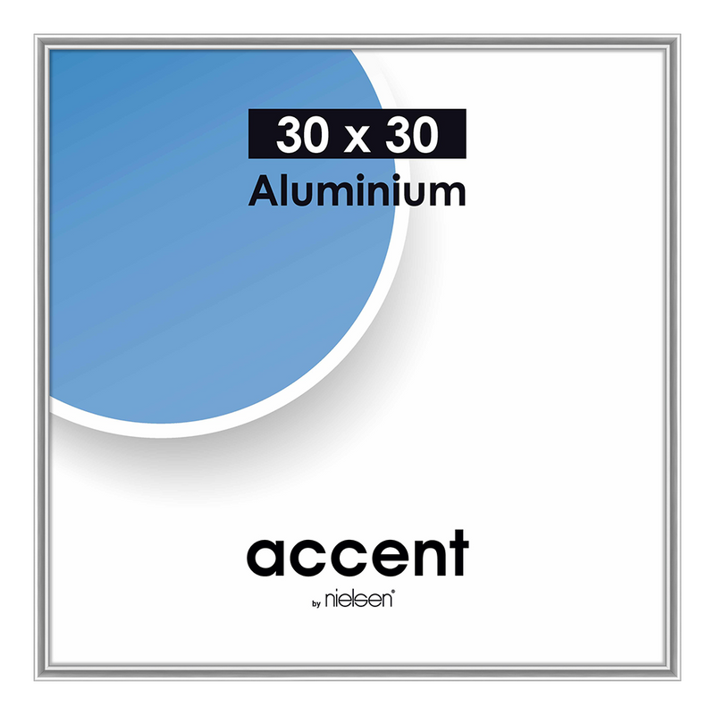 Load image into Gallery viewer, Nielsen Design Nielsen Fotolijst 54124 Accent Mat Zilver 30x30 cm
