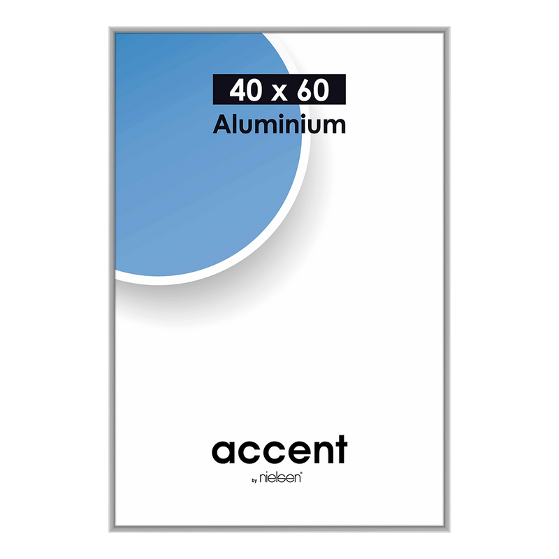 Load image into Gallery viewer, Nielsen design nielsen fotolijst 55124 accent mat zilver 40x60 cm
