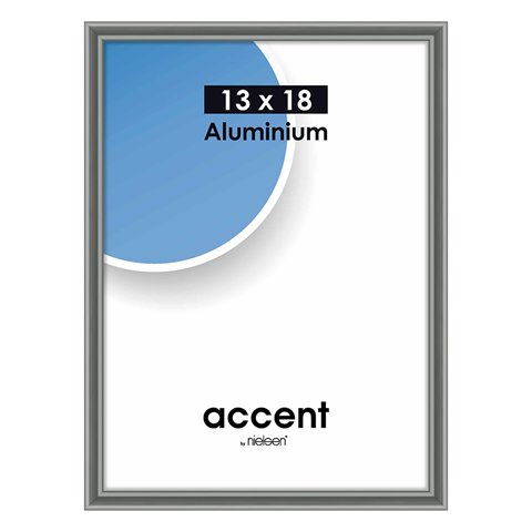 Nielsen design nielsen fotolijst 53225 accent staalgrijs 13x18 cm
