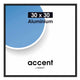 Nielsen design nielsen fotolijst 54126 accent zwart 30x30 cm