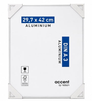Nielsen design nielsen fotolijst 59719 accent glanzend wit 29,7x42 cm