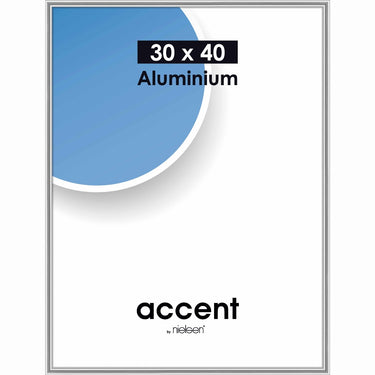 Nielsen design nielsen fotolijst 52539 accent glanzend wit 40x50 cm
