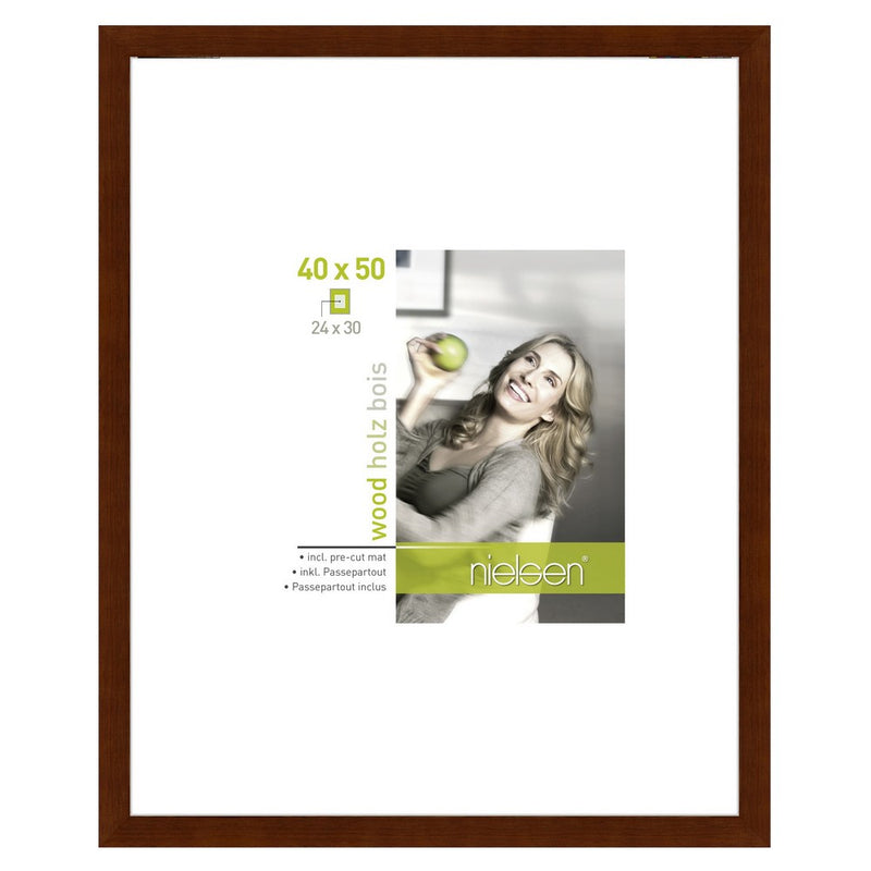 Load image into Gallery viewer, Nielsen design nielsen fotolijst 8988021 apollon zwart 40x50 24x30 cm
