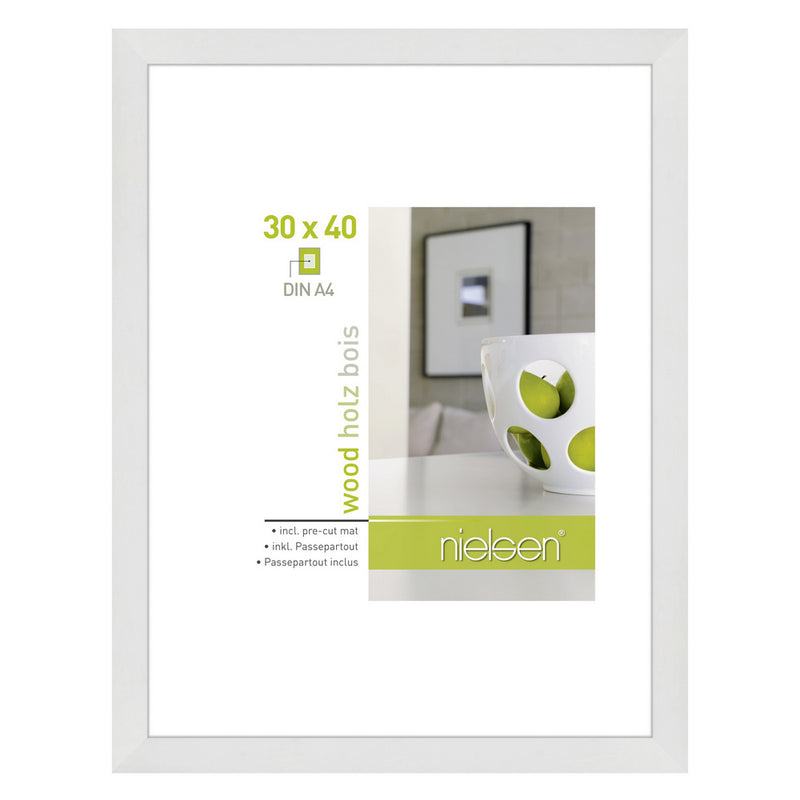 Load image into Gallery viewer, Nielsen design nielsen fotolijst 8988017 apollon wit 30x40 21x29,7 cm
