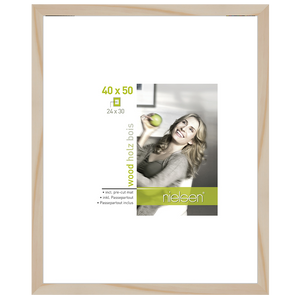 Nielsen design nielsen fotolijst 8988023 apollon naturel 40x50 24x30 cm