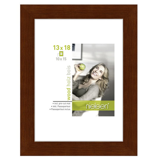 Nielsen design nielsen fotolijst 8988004 apollon wenge 13x18 10x15 cm