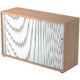 Bach roldeurkast hammerer 1732s n s re bruin, zilver 1200 mm x 400 mm x 748 mm