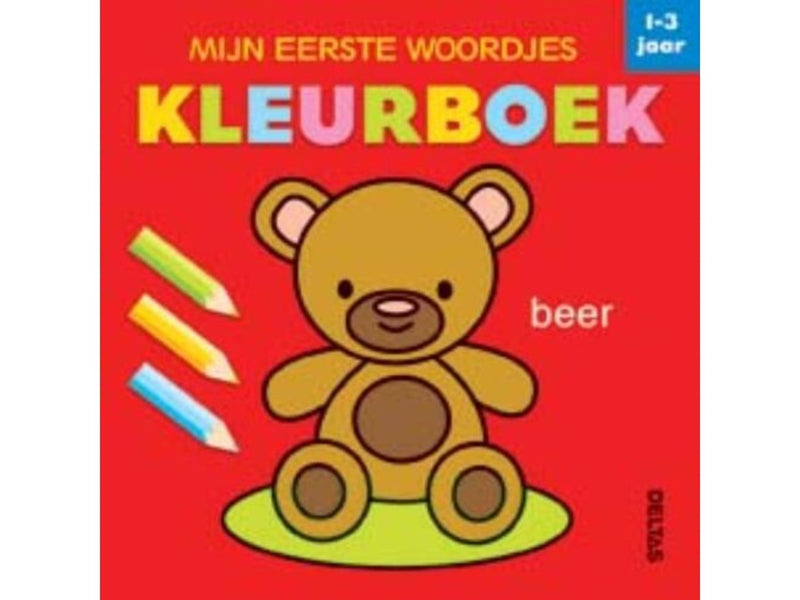 Load image into Gallery viewer, Deltas mijn eerste woordjes kleurboek
