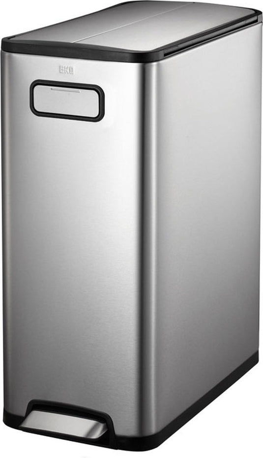 Eko - ecofly pedaalemmer 30 liter - stainless steel - mat rvs - prullenbak
