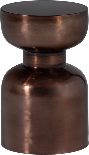 Woood frits bijzettafel - metaal - brons - 47x30x30