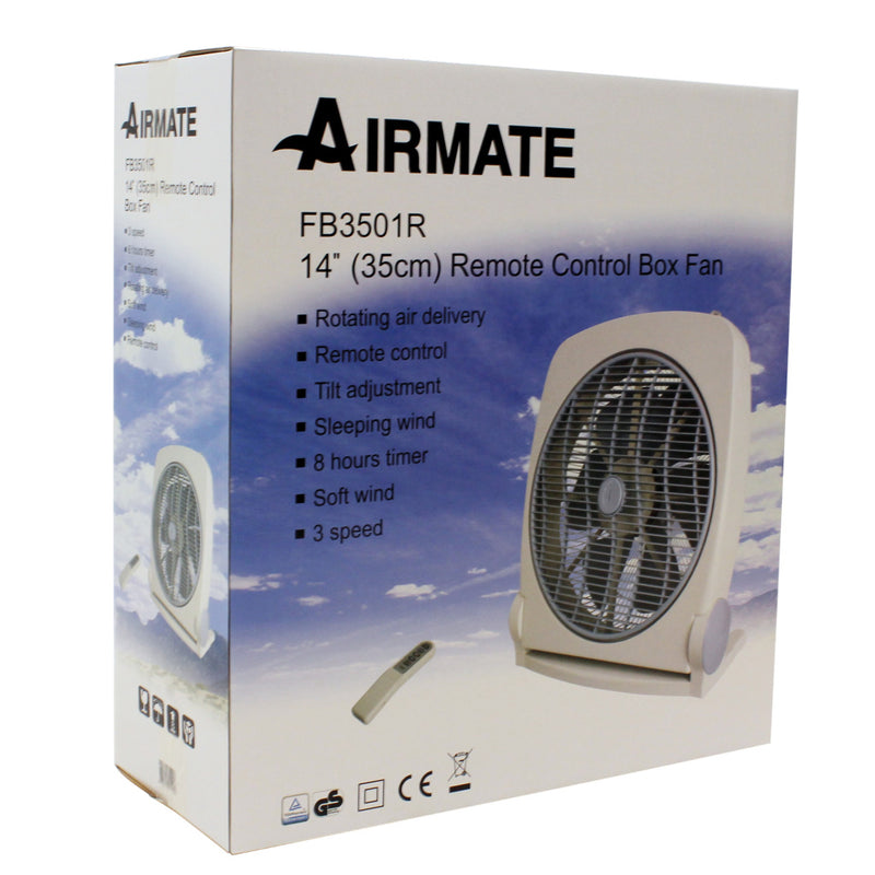 Load image into Gallery viewer, Airmate box ventilator + afstandsbediening 8u timer
