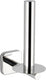 Wenko toiletrolhouder mezzano 8 x 18 cm rvs zilver