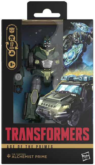 Transformers hasbro age of the primes deluxe class action figure the thirteen alchemist prime 14 cm action figuur
