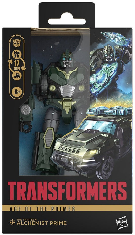 Transformers hasbro age of the primes deluxe class action figure the thirteen alchemist prime 14 cm action figuur