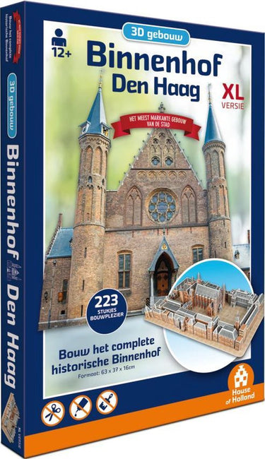 Tucker's fun factory binnenhof den haag - 3d gebouw (223 stukjes) -