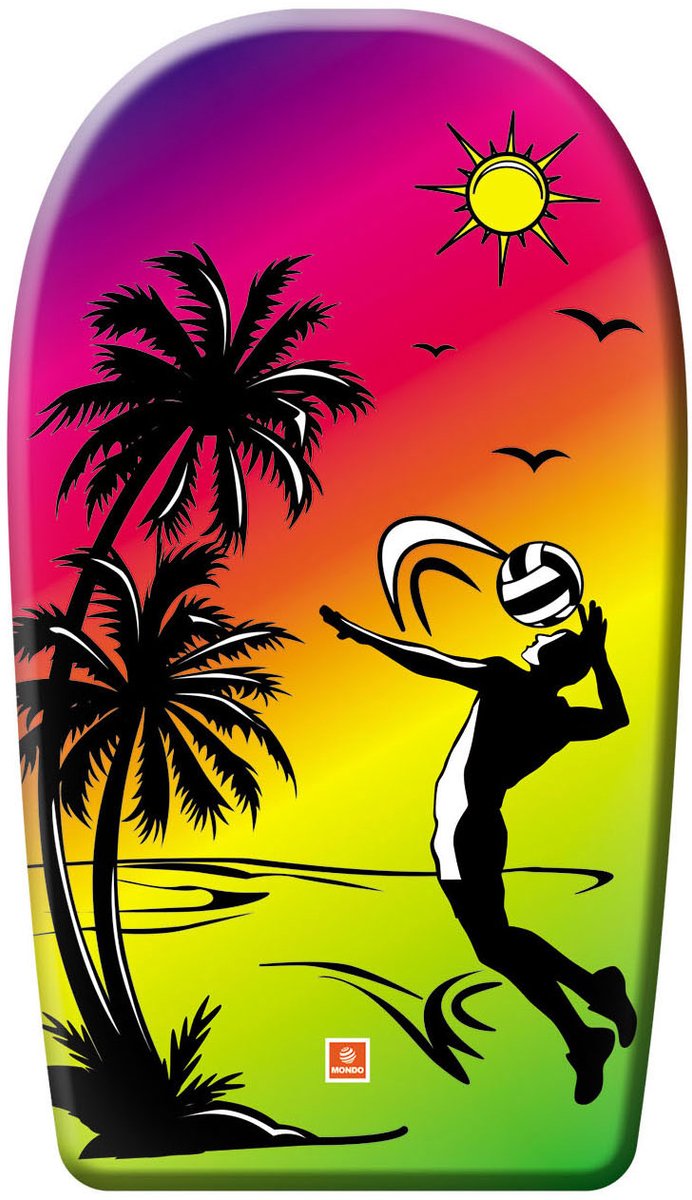 ギャラリービューアに画像をロードする, Mondo bodyboard strand 84cm - kleurrijk surfboard voor kinderen.
