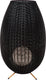 Lucide colin ip44 - oplaadbare vloerlamp binnen buiten - accu batterij - led 3 stepdim - 1x3w 3000k - ip44 - zwart