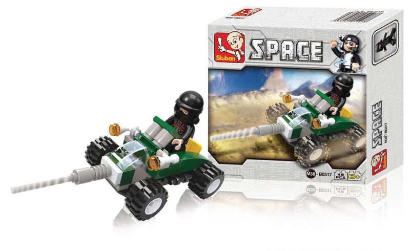 Load image into Gallery viewer, Sluban m38-b0317 space quad 48-delig
