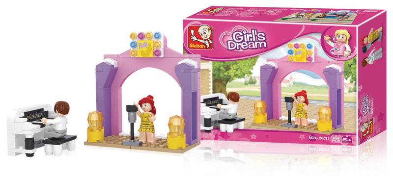 Load image into Gallery viewer, Sluban M38-B0521 Girls Dream Muziekpodium
