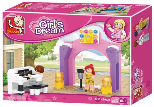 Sluban M38-B0521 Girls Dream Muziekpodium