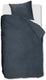 Ambiante velvety dekbedovertrek - eenpersoons - 140 x 200 220 cm - blauw