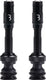 Bbb cycling corecap al valve - tubeless ventielset - 300% meer luchtstroom - universele pomp-compatibiliteit - aluminium - 40mm - 2 stuks - zwart - bti-166