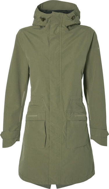Basil regenparka mosse dames olive green s