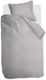 Ambiante satin uni dekbedovertrek - eenpersoons - 140 x 200 220 cm - grijs