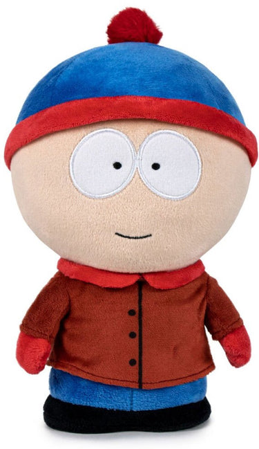 South park stan - pluche knuffel 27 cm [speelgoed knuffelpop voor kinderen jongens meisjes | cartoon merchandise | kenny, cartman, stan, kyle south-park southpark