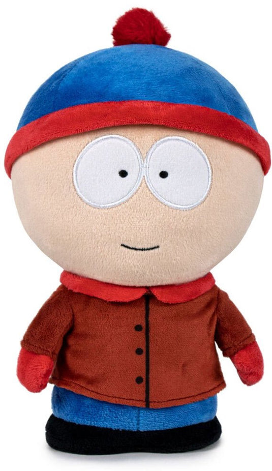 South park stan - pluche knuffel 27 cm [speelgoed knuffelpop voor kinderen jongens meisjes | cartoon merchandise | kenny, cartman, stan, kyle south-park southpark