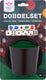 Longfield pokerbeker met deksel – inclusief 2 sets dobbelstenen (16 mm) – dobbelset – klassiek dobbelspel familiespel – engelhart