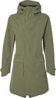 Basil mosse dames parka - olive green - maat s