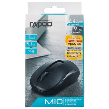 Rapoo muis opt. 2.4ghz zwart m10